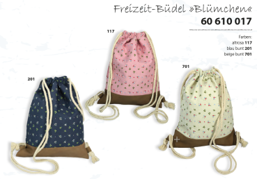 Freizeit-Büdel Blümchen